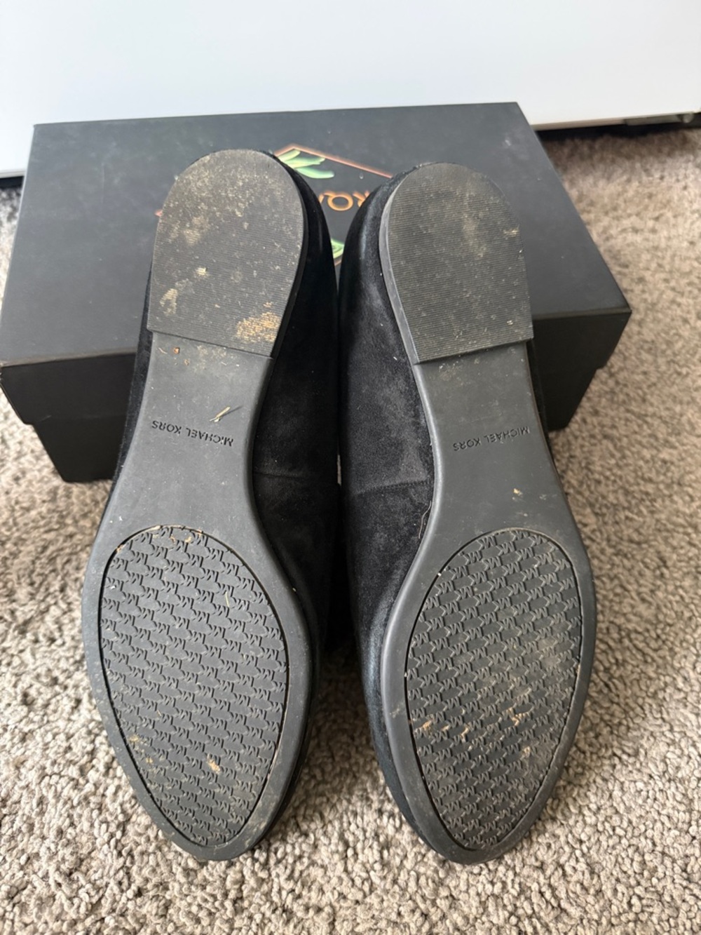 Michael Kors suede pom pom loafers - Picture 7 of 7